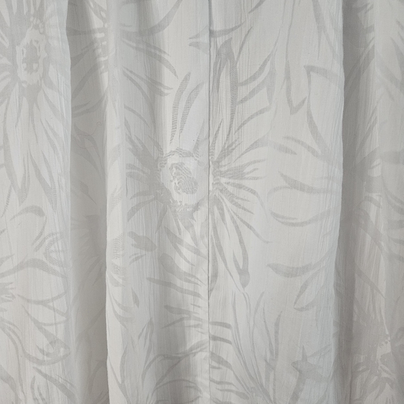 NWOT Alain Manoukian white floral fit & flare dress Womens Large - Picture 4 of 8